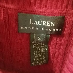 Cable knit turtleneck sweater